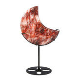 Red healer maan op standaard (zwart) 13,3 x 13,1 x 2,5 cm | 644 gram Red healer maan op standaard (zwart) 13,3 x 13,1 x 2,5 cm | 644 gram