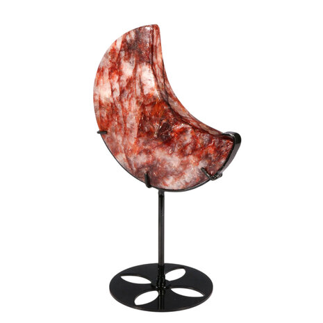 Red healer maan op standaard (zwart) 13,3 x 13,1 x 2,5 cm | 644 gram Red healer maan op standaard (zwart) 13,3 x 13,1 x 2,5 cm | 644 gram