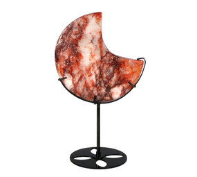 Red healer maan op standaard (zwart) 13,4 x 13,2 x 2,4 cm | 686 gram Red healer maan op standaard (zwart) 13,4 x 13,2 x 2,4 cm | 686 gram