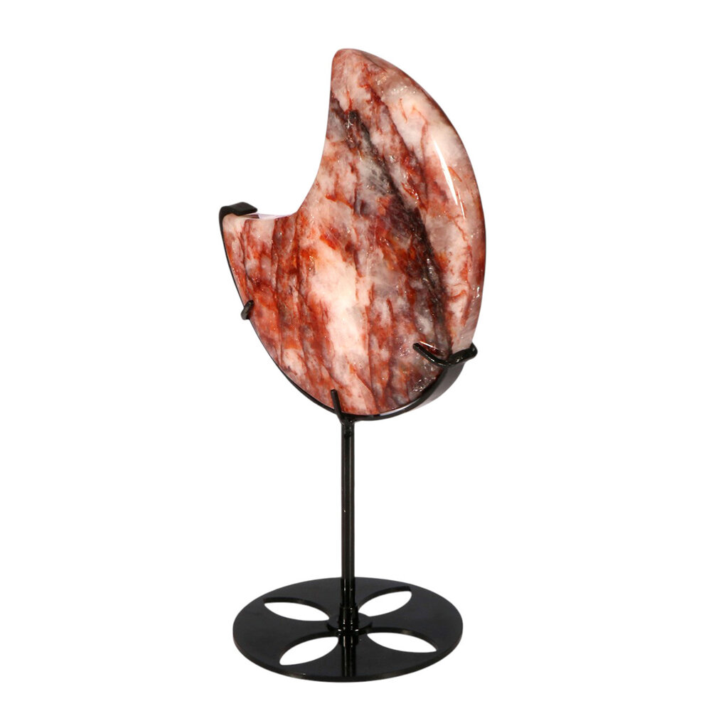 Red healer maan op standaard (zwart) 13,4 x 13,2 x 2,4 cm | 686 gram Red healer maan op standaard (zwart) 13,4 x 13,2 x 2,4 cm | 686 gram