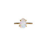 Gold filled ring opaal (edel) maat 18 | freeform 1,1 x 0,7 cm Gold filled ring opaal (edel) maat 18 | freeform 1,1 x 0,7 cm