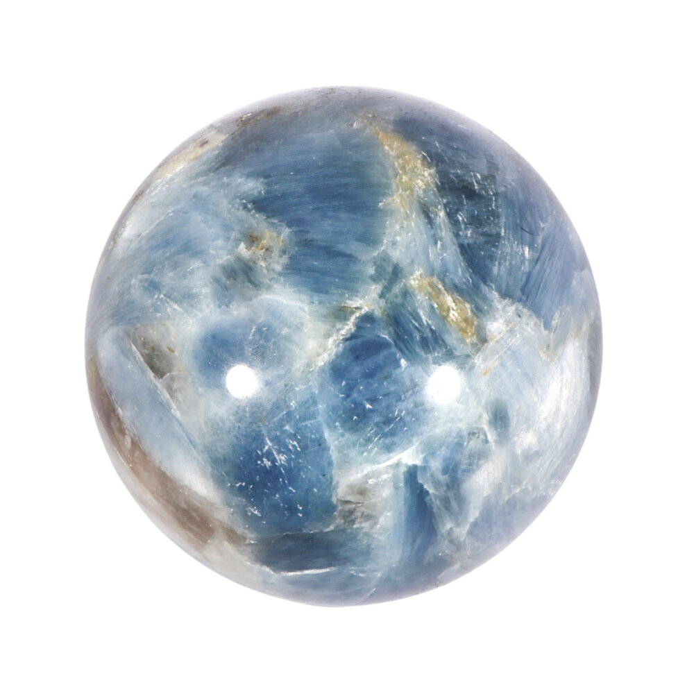 Kyaniet (blauw) bol 58 mm | 361 gram