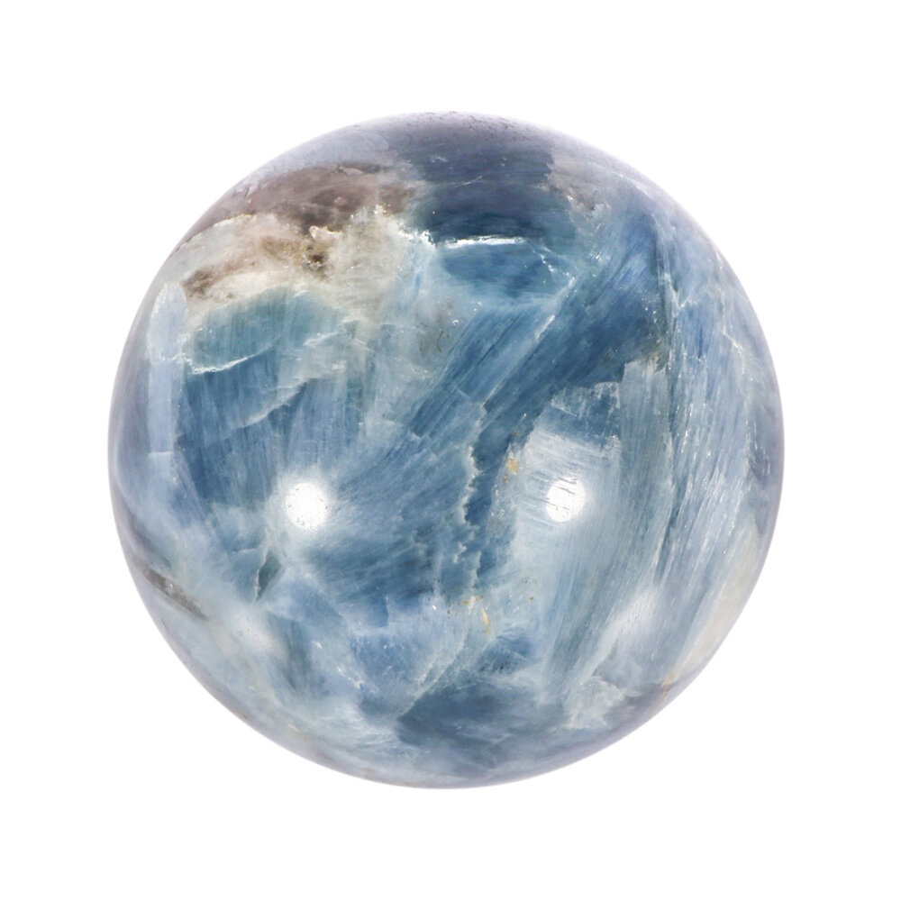 Kyaniet (blauw) bol 58 mm | 361 gram