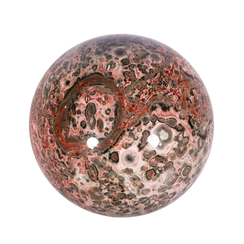 Jaspis (luipaard) bol 68 mm | 363 gram