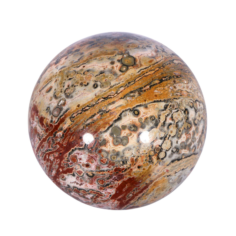 Jaspis (luipaard) bol 70 mm | 403 gram Jaspis (luipaard) bol 70 mm | 403 gram