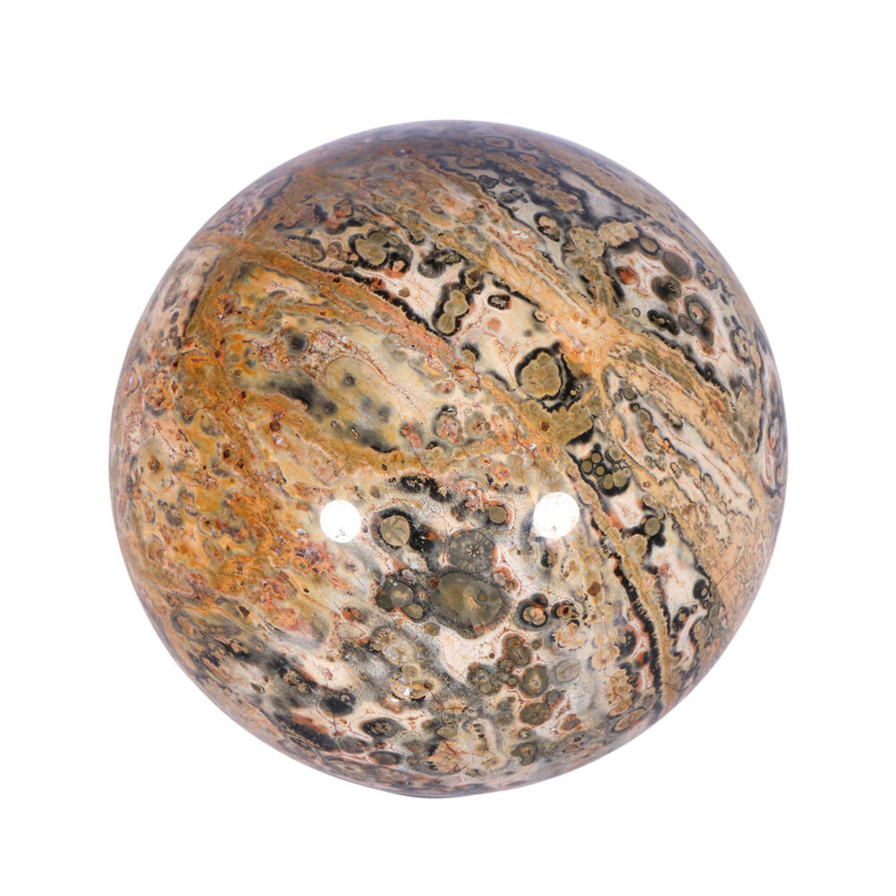 Jaspis (luipaard) bol 70 mm | 403 gram Jaspis (luipaard) bol 70 mm | 403 gram