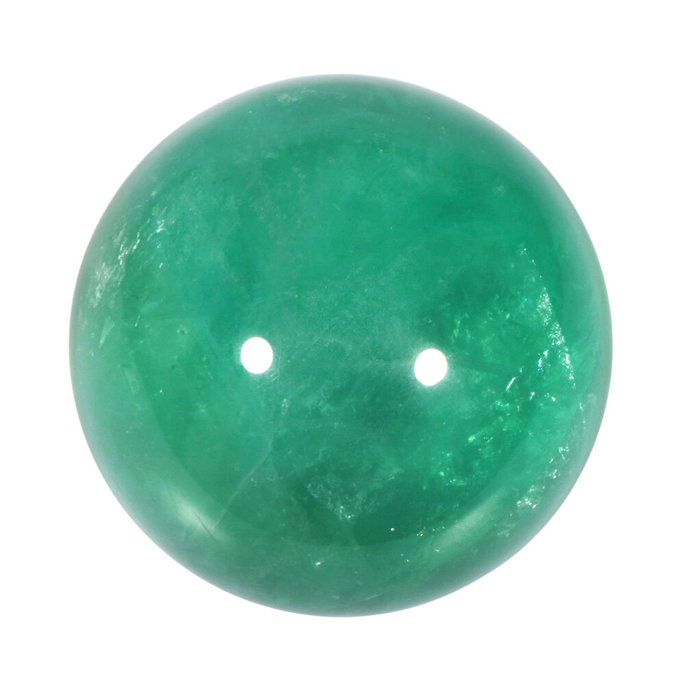 Fluoriet (groen) bol 74 mm | 720 gram