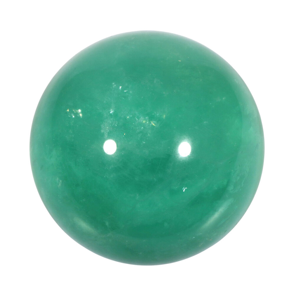 Fluoriet (groen) bol 75 mm | 740 gram