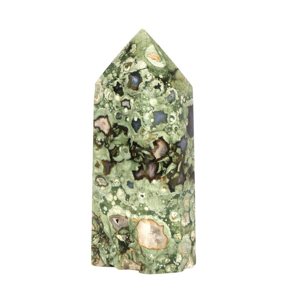 Rhyoliet geslepen punt 11,8 x 5 x 3,7 cm | 379 gram