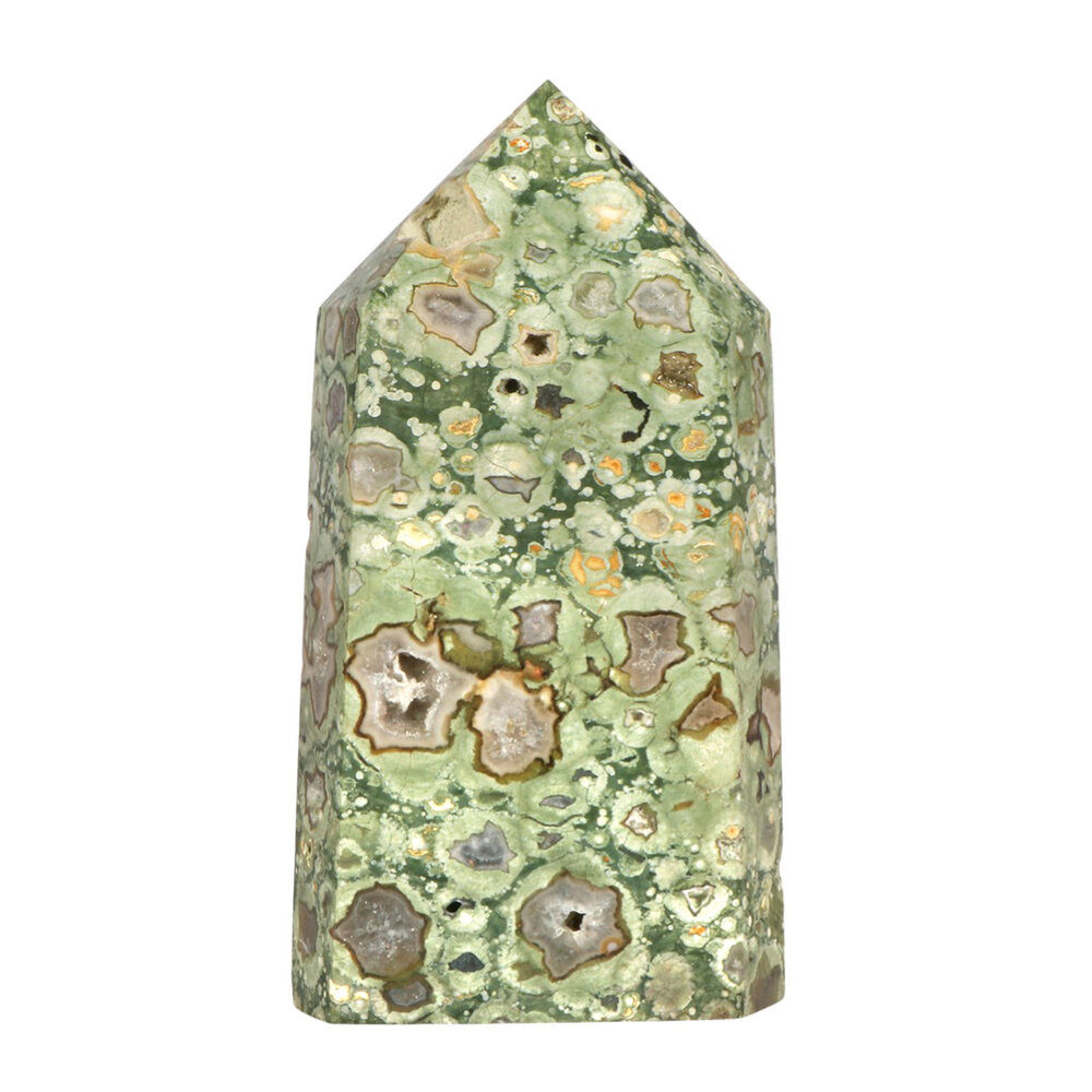 Rhyoliet geslepen punt 13,4 x 7,3 x 4,1 cm | 709 gram