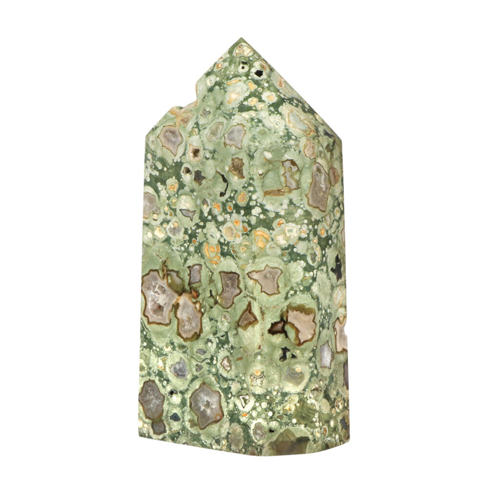 Rhyoliet geslepen punt 13,4 x 7,3 x 4,1 cm | 709 gram