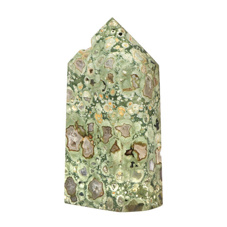 Rhyoliet geslepen punt 13,4 x 7,3 x 4,1 cm | 709 gram