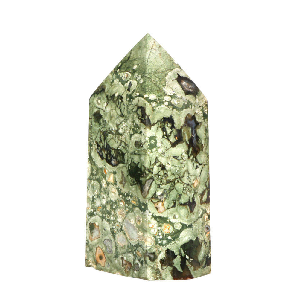 Rhyoliet geslepen punt 11,7 x 6,5 x 4 cm | 508 gram