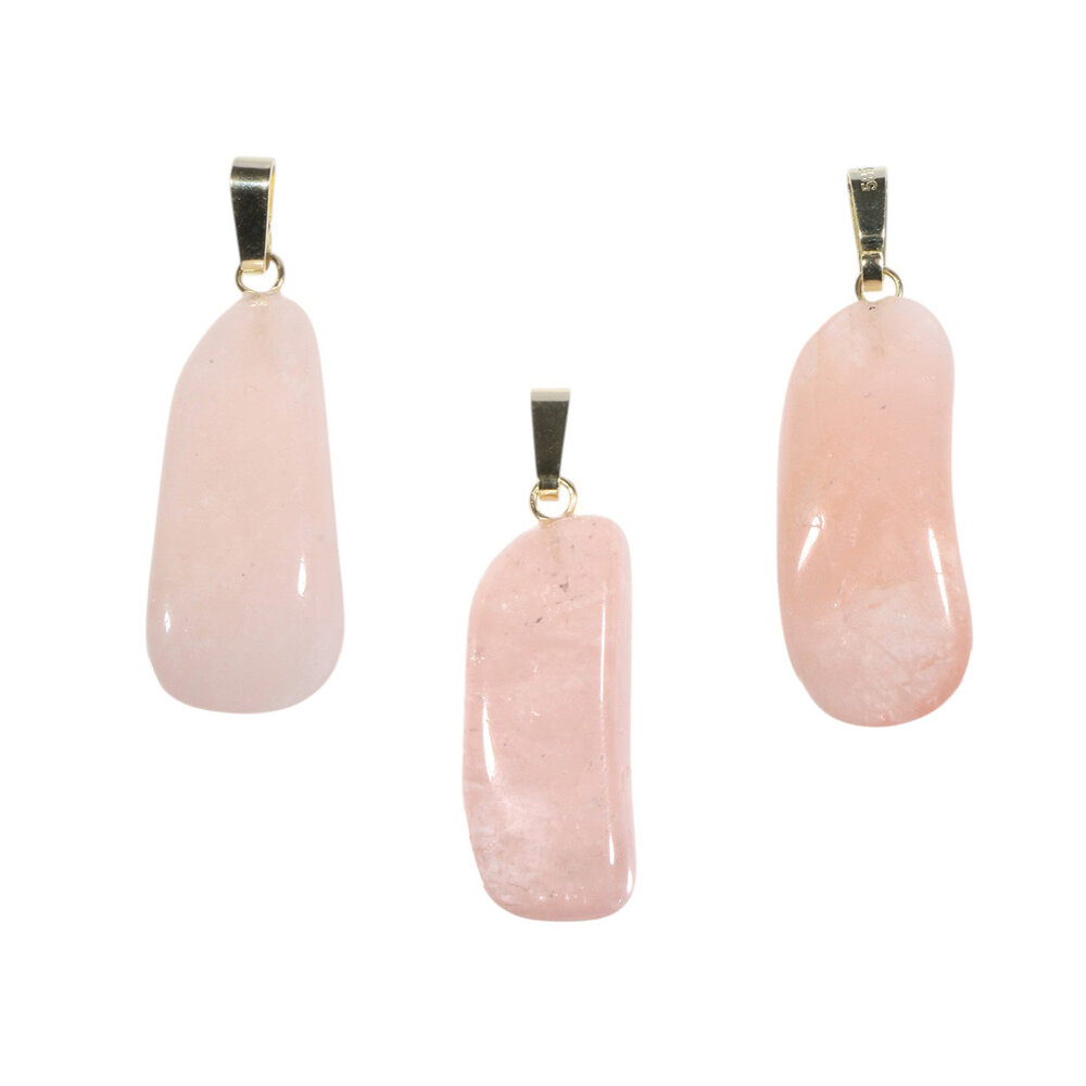 Morganiet hanger met 14k gouden oogje