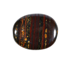 Tijgerijzer steen plat gepolijst