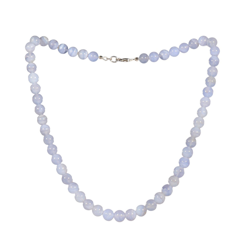 Chalcedoon ketting 8 mm kralen