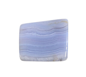 Chalcedoon (blauw) steen A-kwaliteit plat gepolijst Chalcedoon (blauw) steen A-kwaliteit plat gepolijst