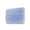 Chalcedoon (blauw) steen A-kwaliteit plat gepolijst Chalcedoon (blauw) steen A-kwaliteit plat gepolijst