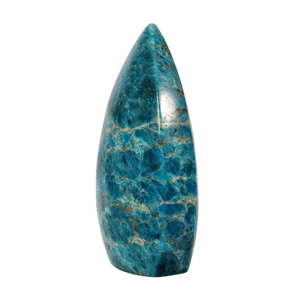 Apatiet sculptuur 12,1 x 8,3 x 4,1 cm | 732 gram Apatiet sculptuur 12,1 x 8,3 x 4,1 cm | 732 gram