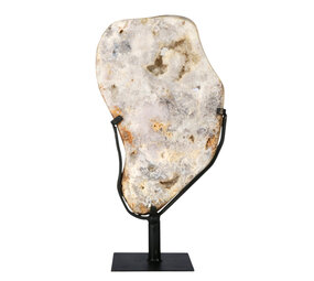 Amethist (roze) op standaard 29 x 17 x 2.5 cm | 2882 gram