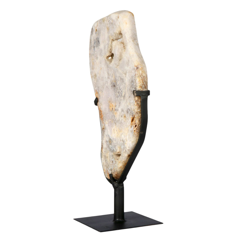 Amethist (roze) op standaard 29 x 17 x 2.5 cm | 2882 gram