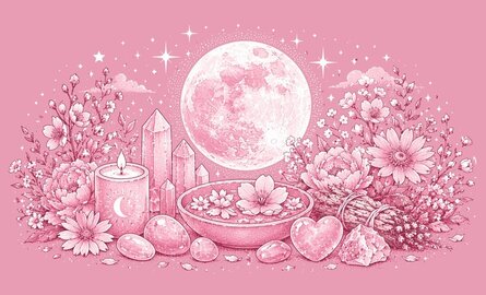 Volle maan 1 mei – Bloemenmaan: betekenis, rituelen en edelstenen