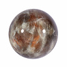 Maansteen (blauw) met zonnesteen bol 58 mm | 255 gram