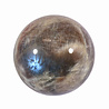 Maansteen (blauw) met zonnesteen bol 57 mm | 262 gram