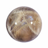 Maansteen (blauw) met zonnesteen bol 59 mm | 284 gram