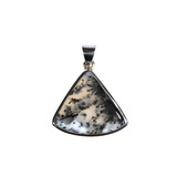 Zilveren hanger merliniet | driehoek 2,2 x 2,5 cm