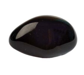 Obsidiaan (apachetranen) steen getrommeld | groot (L)