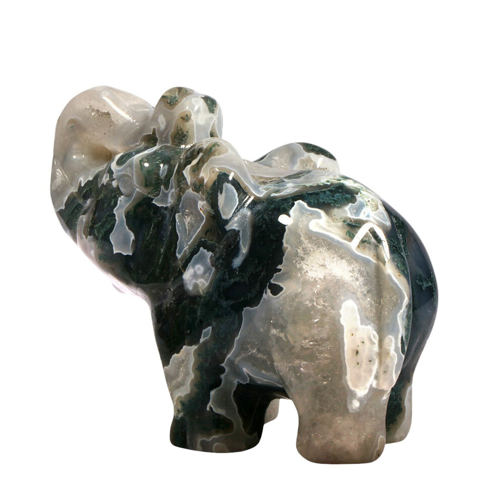 Mosagaat olifant 13 x 5,5 x 10,2 cm | 982 gram