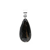 Zilveren hanger nuummiet | druppel 2,8 x 1,3 cm