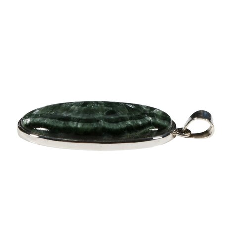 Zilveren hanger serafiniet | ovaal 4,3 x 2,2 cm