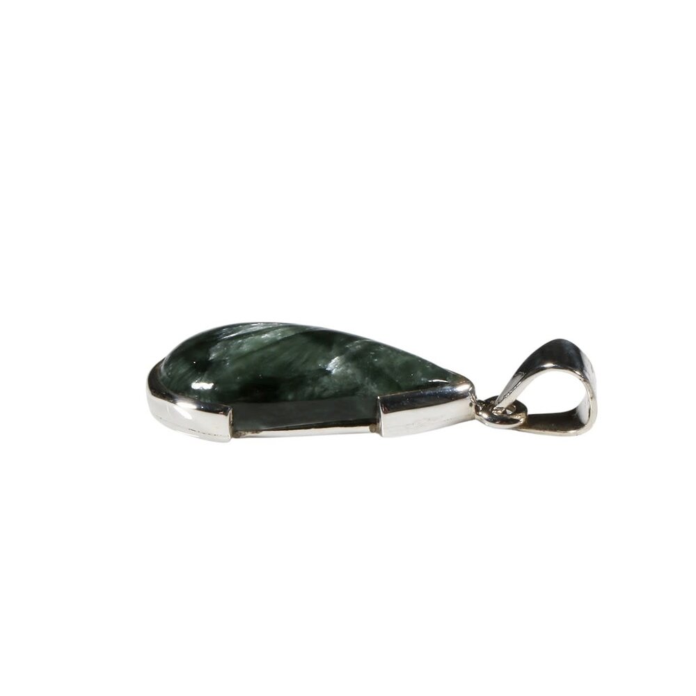Zilveren hanger serafiniet | druppel  2,5 x 1,2 cm