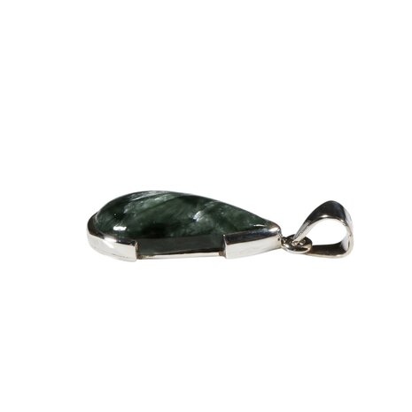Zilveren hanger serafiniet | druppel  2,5 x 1,2 cm