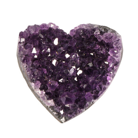 Amethist cluster hart 6 - 7 cm Amethist cluster hart 6 - 7 cm