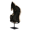 Versteend hout schijf gepolijst op standaard 37 x 23,7 x 2,3 cm | 3,25 kg