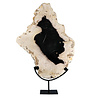 Versteend hout schijf gepolijst op standaard 50 x 38,6 x 2,2 cm | 5,55 kg
