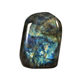 Labradoriet A-kwaliteit sculptuur 10,3 x 7 x 4,4 cm | 646 gram
