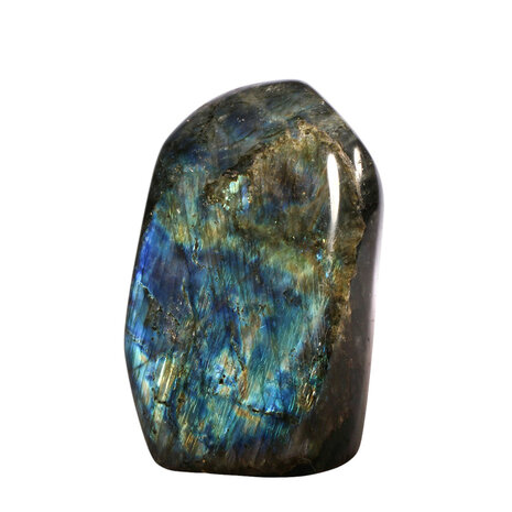 Labradoriet A-kwaliteit sculptuur 10,3 x 7 x 4,4 cm | 646 gram