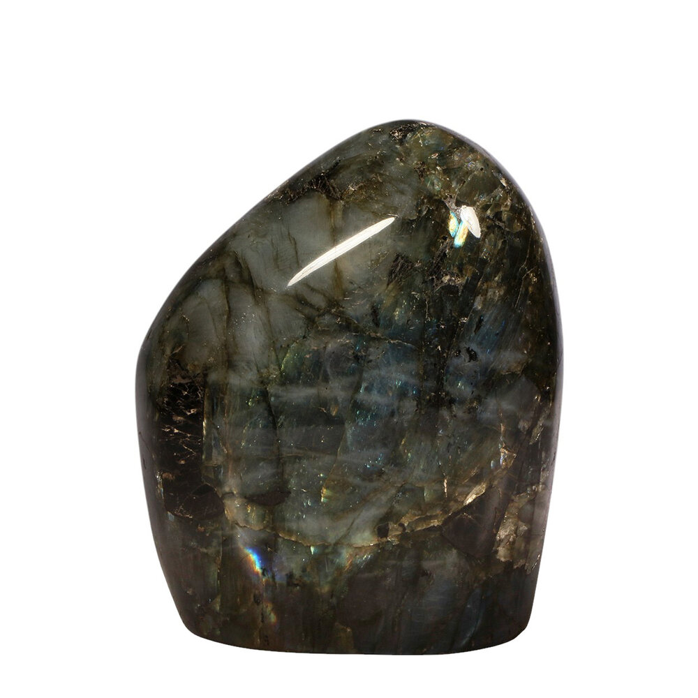 Labradoriet A-kwaliteit sculptuur 11,7 x 9,2 x 4,2 cm | 887 gram