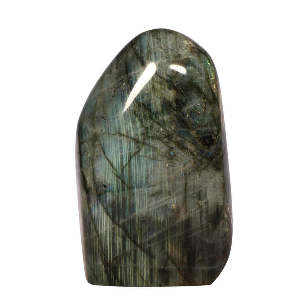 Labradoriet A-kwaliteit sculptuur 13,5 x 7,3 x 4,4 cm | 1027 gram