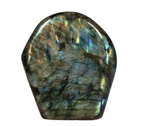 Labradoriet A-kwaliteit sculptuur 13,4 x 11,5 x 4,4 cm | 1311 gram