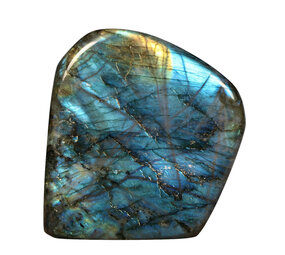 Labradoriet A-kwaliteit sculptuur 14,8 x 12,7 x 4,1 cm | 1638 gram