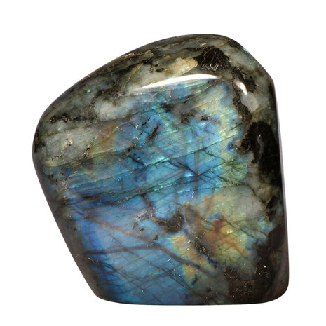Labradoriet A-kwaliteit sculptuur 14,8 x 12,7 x 4,1 cm | 1638 gram