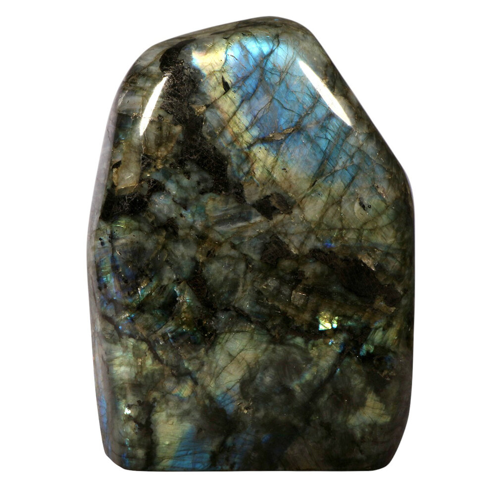 Labradoriet A-kwaliteit sculptuur 21 x 14,1 x 5,9 cm | 4292 gram