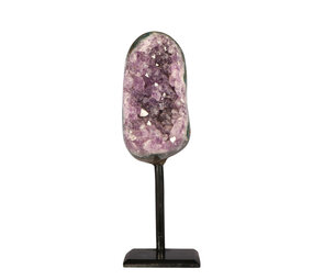 Amethist cluster op standaard 10,5 x 5 x 6,5 cm | 680 gram