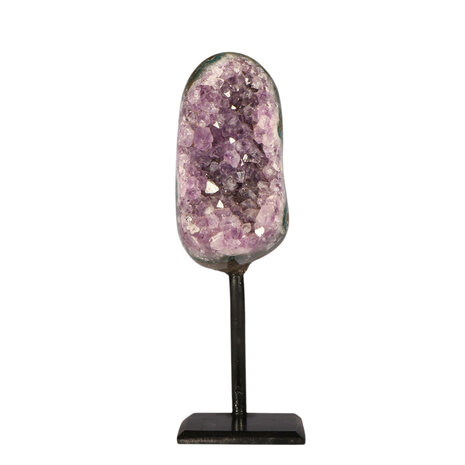 Amethist cluster op standaard 10,5 x 5 x 6,5 cm | 680 gram