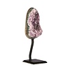 Amethist cluster op standaard 10,5 x 5 x 6,5 cm | 680 gram